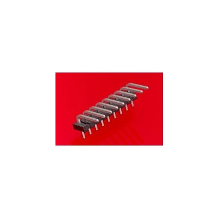 Molex 156 KK Bkwy Hdr RA Tin 5ckt Void 41662-0546